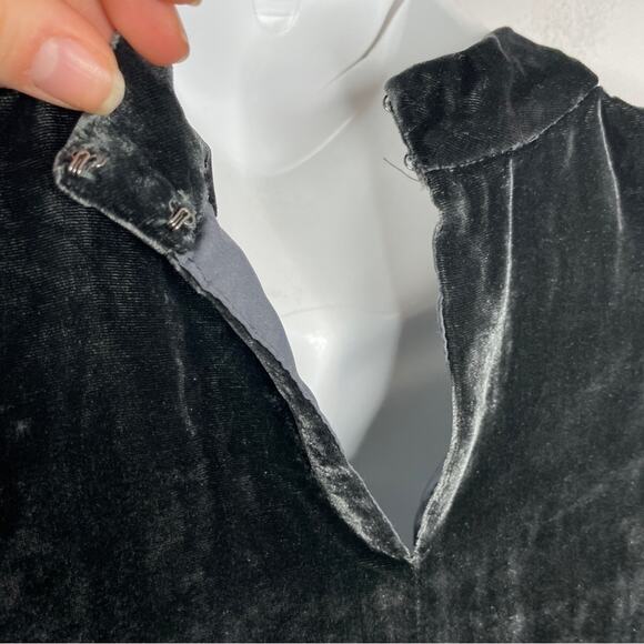 MADEWELL Velvet Choker Top Womens Size Small Spacecore Fairycore Whimsigoth Rave - Picture 5 of 7